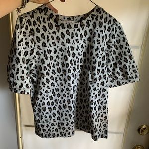 Loft Leopard Print Blouse
